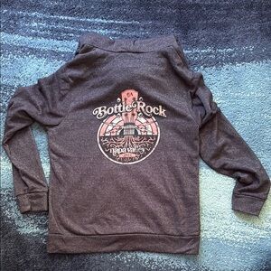 Men’s BottleRock Napa Valley Zip Up Hoodie - Size Large